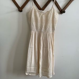 Cream/off white dress, size 38, never worn
